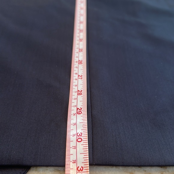 Designer 2 Piece Suit Dark Navy โข Custom Designer Fully Lined โข Jacket & Pant - Picture 3 of 8